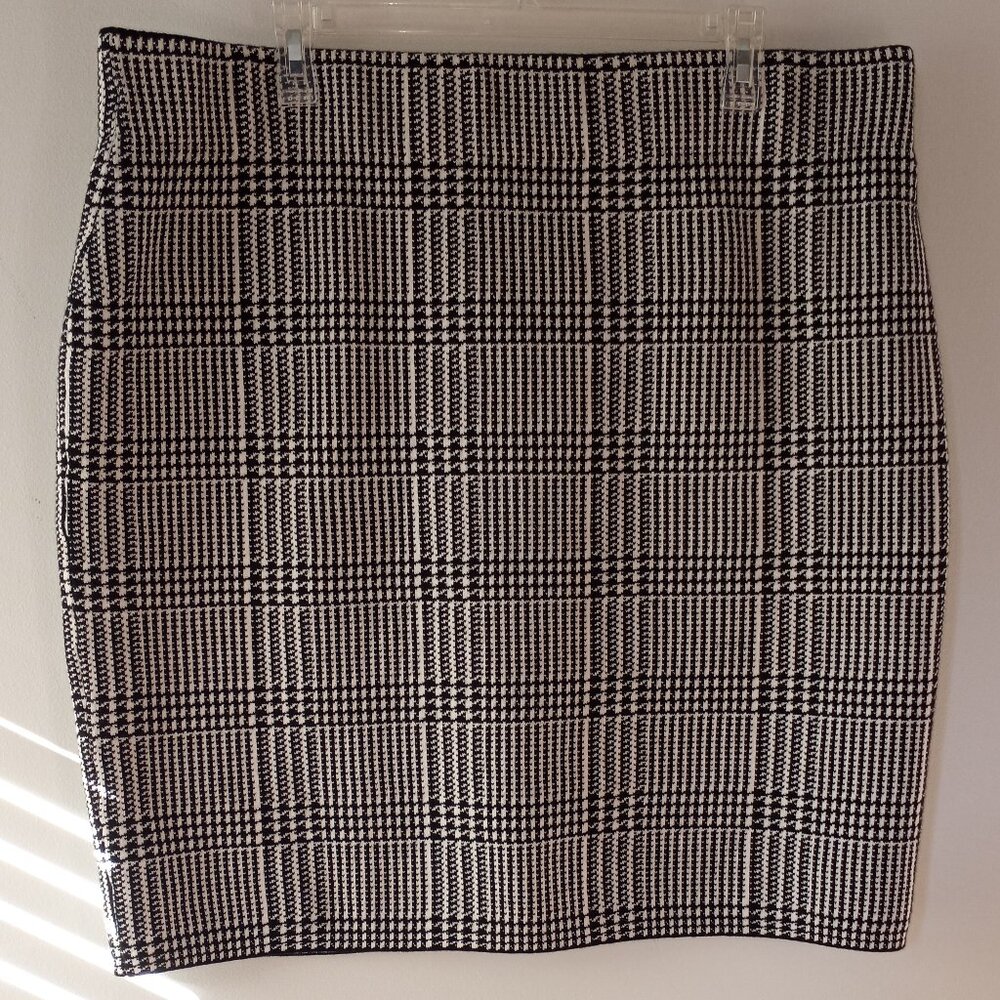 'CHAPS' Knit Check Pencil Skirt Size XXL EUC